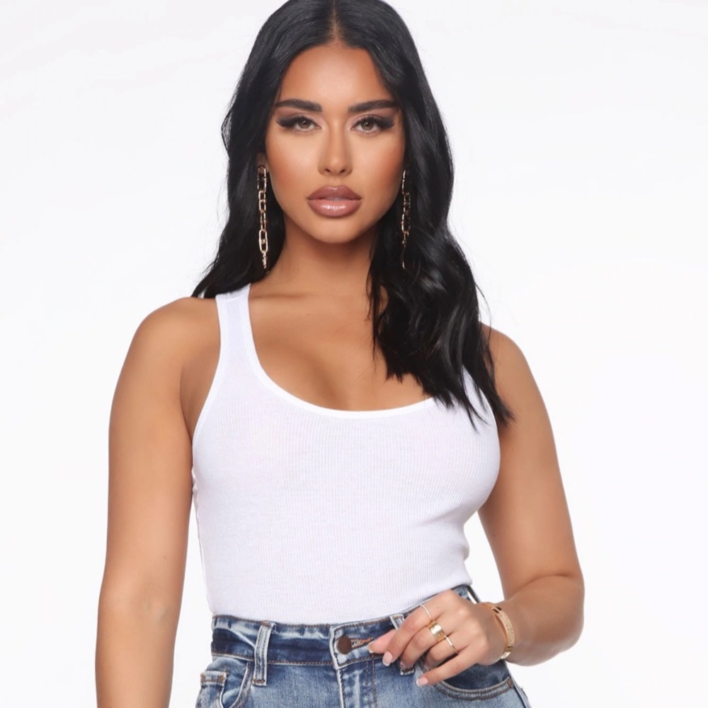 White Razorback Tank Top